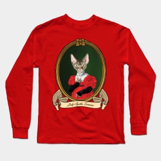 Renaissance Cat - Lady Agatha Tremaine Long Sleeve T-Shirt